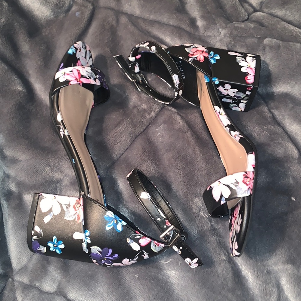 Call It Spring Vegan Floral Heels